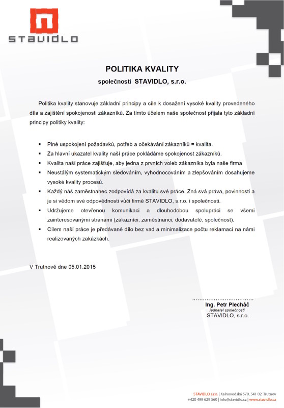 Politika kvality